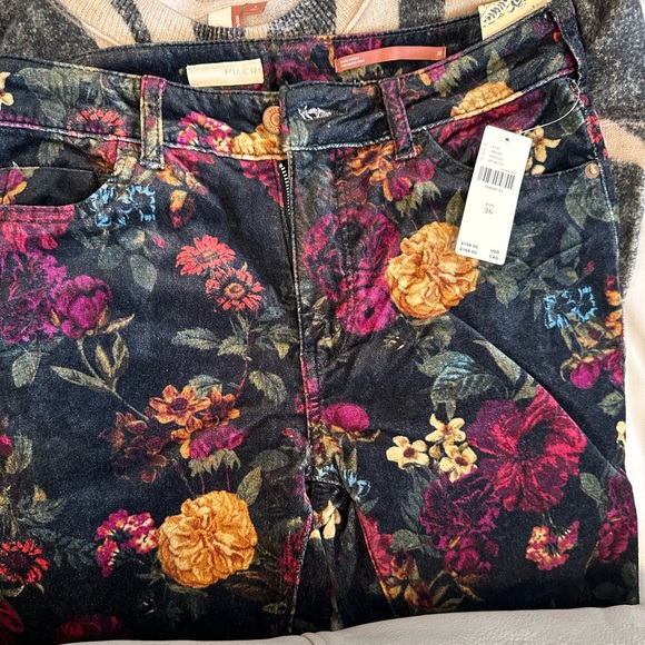 Pilcro Mid-Rise Velvet Skinny Jeans size 26 NWT - Picture 2 of 8